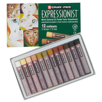 Sakura Cray-Pas Expressionist Öljypastelliliidut, Multicultural 12 kpl