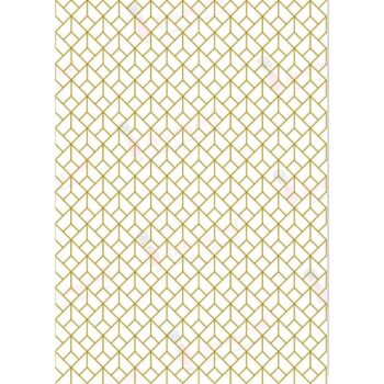 Dress my Craft, Transfer Me -siirtokalvo 22.5x31.5 cm, Metallic Geometric Pattern #2