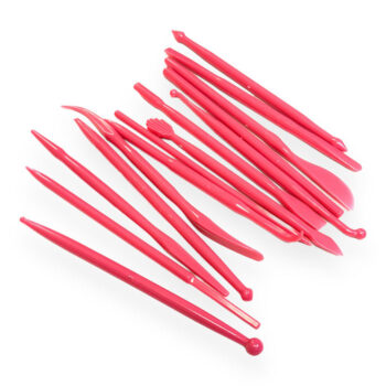 Muovailupuikot mini pinkki, 14kpl