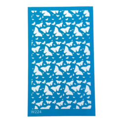 Silk Screen silkkisabluuna 9x15cm, Perhoset