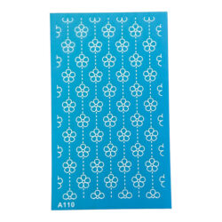 Silk Screen silkkisabluuna 9x15cm, Kukkanauha