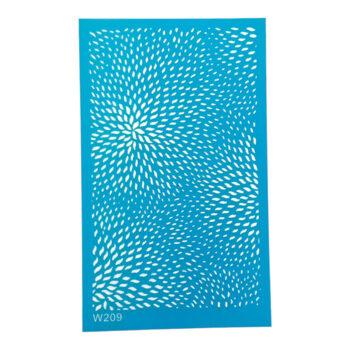 Silk Screen silkkisabluuna 9x15cm, Pisteet