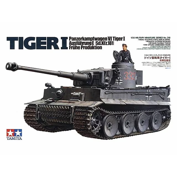 1/35e Tamiya Char Allemand Tiger I Début de production