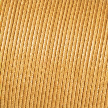 Kumihimo vahattu puuvillanaru 1mm, Yellow