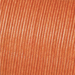 Kumihimo vahattu puuvillanaru 1mm, Orange