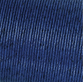 Kumihimo vahattu puuvillanaru 1mm, Blue