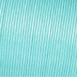 Kumihimo vahattu puuvillanaru 1mm, Light turquoise