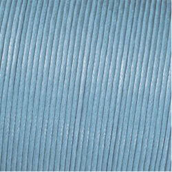 Kumihimo vahattu puuvillanaru 1mm, Light blue
