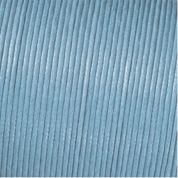 Kumihimo vahattu puuvillanaru 1mm, Light blue