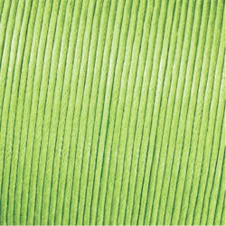 Kumihimo vahattu puuvillanaru 1mm, Light green