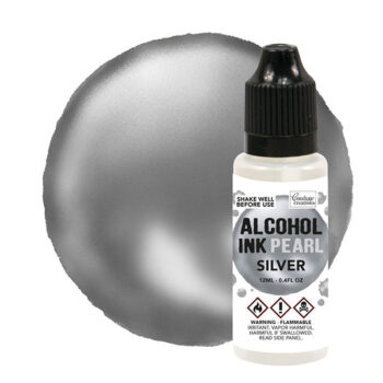 Couture Creation Alcohol Ink, CO727380 Pearl Silver 12ml