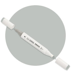 Twin Tip Alcohol ink marker, COAP535 Steel Grey