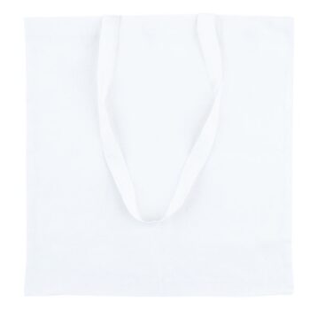 Puuvillakassi 38x42cm valkoinen