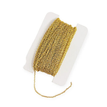 Metalliketju 2mm, Kulta