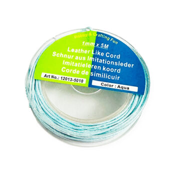 Nahkajäljitelmänauha 1mm 5m, vaaleansininen