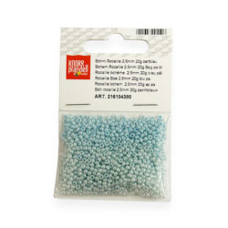 Lasiset siemenhelmet 2,5mm 20g, 380 Haaleansininen