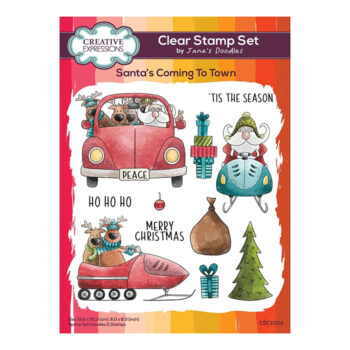 Creative Expressions Leimasinsetti, Santa's Coming To Town