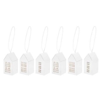 Rico Design Kartonkitalot, valkoinen 6kpl