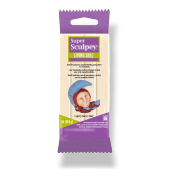 Super Sculpey Living Doll -massa, Light