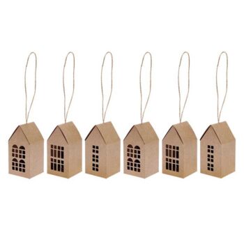 Rico Design Kartonkitalot, ruskea 6kpl