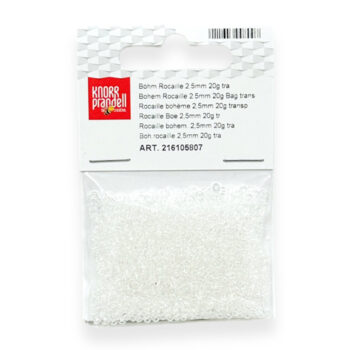 Lasiset siemenhelmet 2,5mm 20g, 807 Kirkas