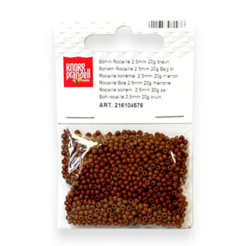 Lasiset siemenhelmet 2,5mm 20g, 576 Ruskea