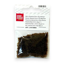 Lasiset siemenhelmet 2,5mm 20g, 564 Ruskea