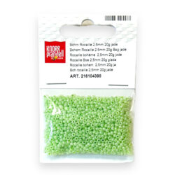 Lasiset siemenhelmet 2,5mm 20g, 398 Jade