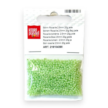 Lasiset siemenhelmet 2,5mm 20g, 398 Jade