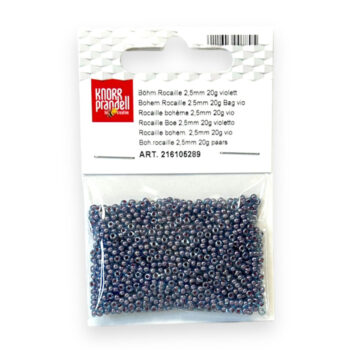 Lasiset siemenhelmet 2,5mm 20g, 289 Violetti