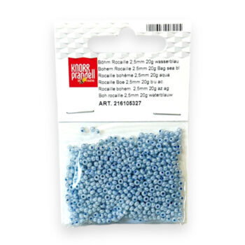 Lasiset siemenhelmet 2,5mm 20g, 327 Vedensininen