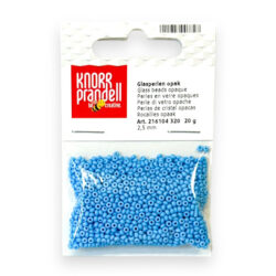 Lasiset siemenhelmet 2,5mm 20g, 320 Taivaansininen