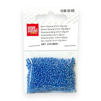 Lasiset siemenhelmet 2,5mm 20g, 351 Sininen