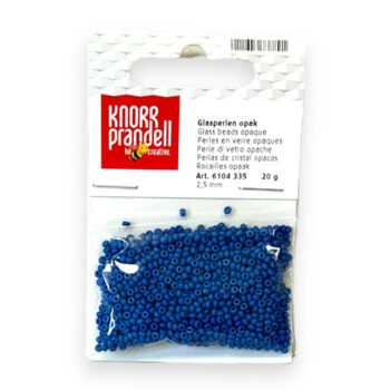 Lasiset siemenhelmet 2,5mm 20g, 335 Farkun sininen