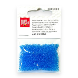 Lasiset siemenhelmet 2,5mm 20g, 343 Taivaansininen