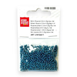 Lasiset siemenhelmet 2,5mm 20g, 371 Sininen