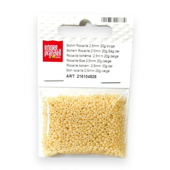 Lasiset siemenhelmet 2,5mm 20g, 525 Beige