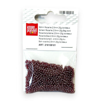 Lasiset siemenhelmet 2,5mm 20g, 181 Bordeaux