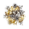 DP Craft Koristekellot 2,6cm, kulta ja hopea 20 kpl