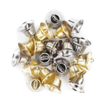 DP Craft Koristekellot 2,6cm, kulta ja hopea 20 kpl