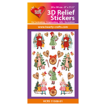 Hearty Crafts 3D Siirtokuvat, HCRS11508-01, Christmas Children