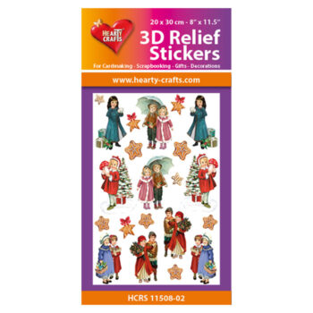 Hearty Crafts 3D Siirtokuvat, HCRS11508-02, Christmas Children 2