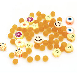 Katsuki helmisetti, oranssi 64kpl