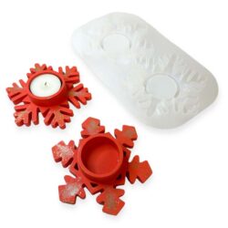 Silikonimuotti, Lumihiutale tuikkukupit