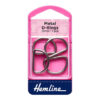 Hemline D-rengas 20mm 4kpl