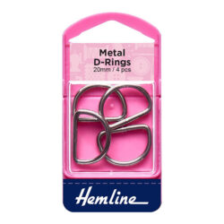 Hemline D-rengas 20mm 4kpl