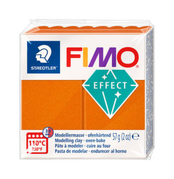 Fimo Effect massa 57g, 41 Metallic Orange UUSI VÄRI!