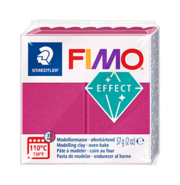 Fimo Effect massa 57g, 21 Metallic Bordeaux UUSI VÄRI!
