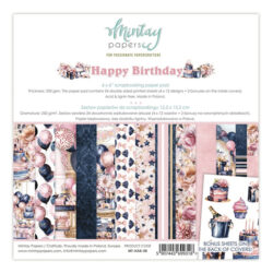 Mintay Papers Paperilehtiö 15x15cm, Happy Birthday