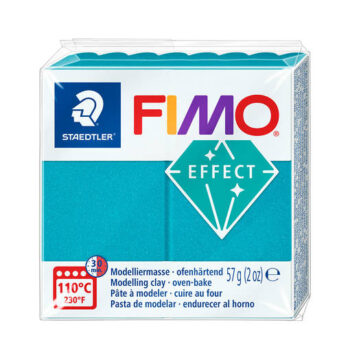 Fimo Effect massa 57g, 36 Metallic Turquoise UUSI VÄRI!